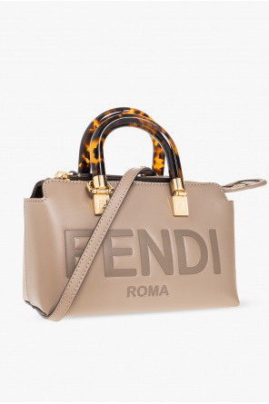 FENDI｜SHOULDER BAGS (8BS067 ANVG F1LG7) Fendi By The Way Logo Embroidery Denim Handbag 8BS067-AJR2